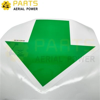 Aufkleber, grüner Pfeil 3078143930 für HAULOTTE
