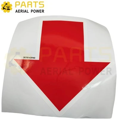 Aufkleber, roter Pfeil 3078143940 für HAULOTTE